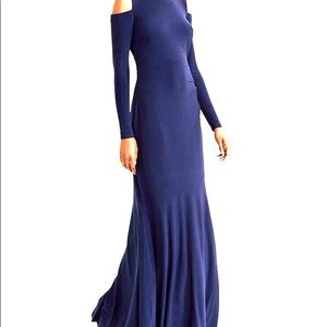 NWT 4 Ralph Lauren Gown dark navy